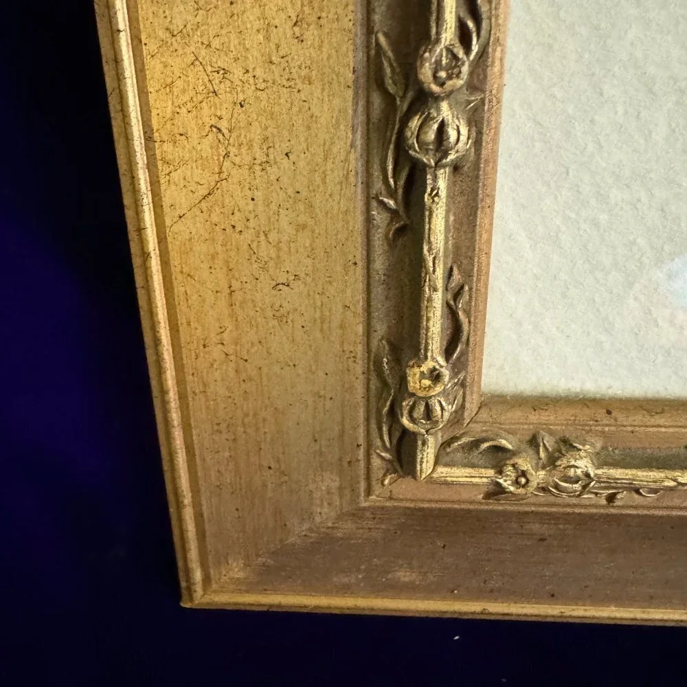Framed Picture Botanical Art Flowers